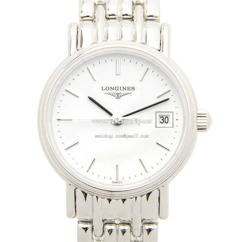Longines PRESENCE L4.220.4.12.6 Quartz Stainless Steel White