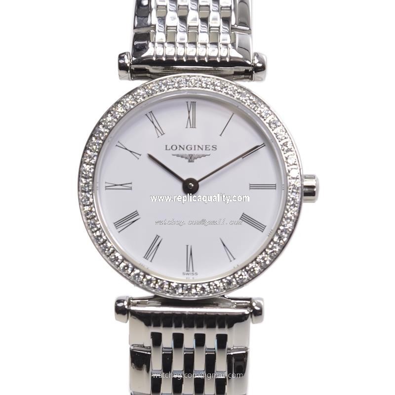 Longines LA GRANDE L4.241.0.11.6 Quartz Stainless Steel & Diamonds White