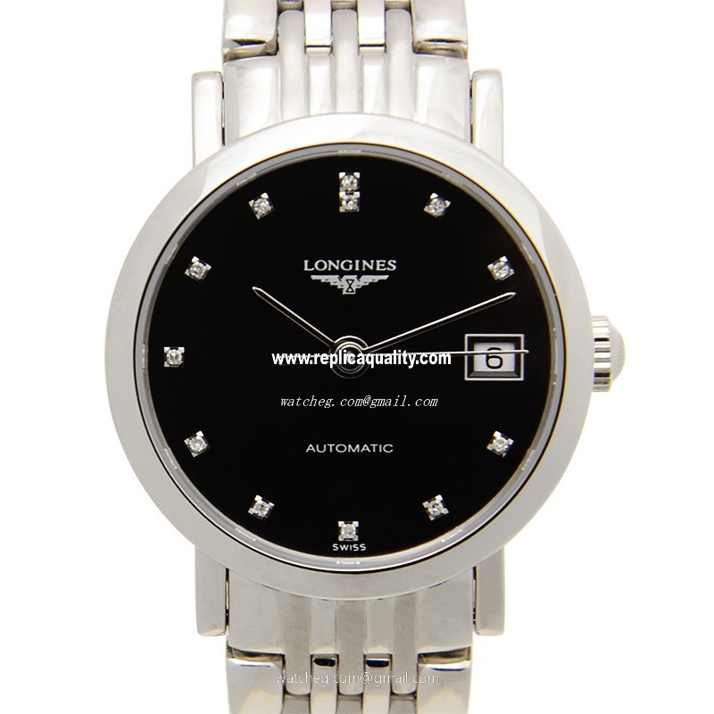 Longines ELEGANT L4.309.4.57.6 Automatic Stainless Steel Black