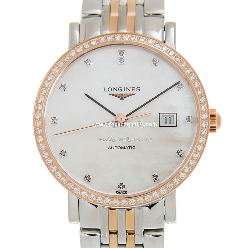 Longines ELEGANT L4.310.5.88.7 Automatic 18kt Rose Magic & Diamond White
