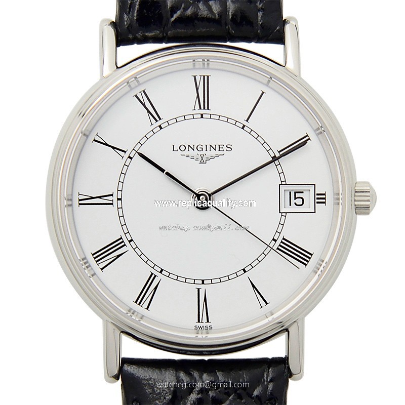 Longines PRESENCE L4.320.4.11.2 Quartz Stainless Steel White