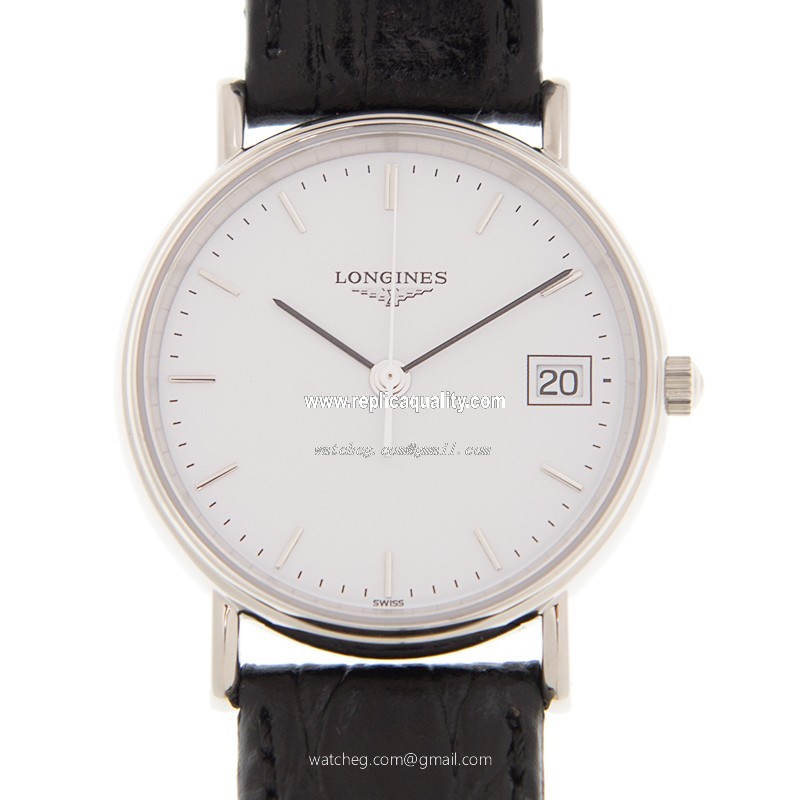 Longines PRESENCE L4.320.4.12.2 Quartz Stainless Steel White