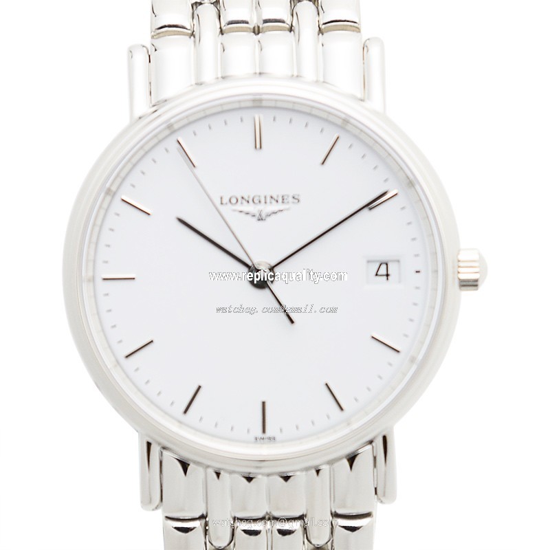 Longines PRESENCE L4.320.4.12.6 Quartz Stainless Steel White