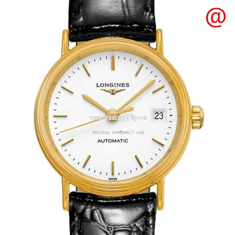 Longines PRESENCE L4.321.2.12.2 Automatic PVD Gold White