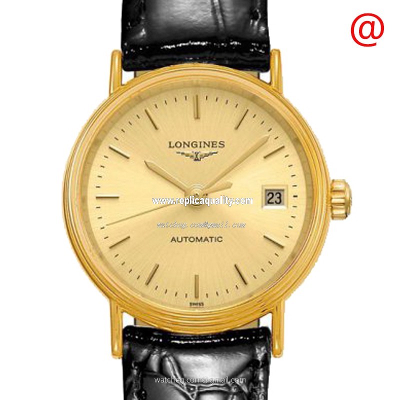 Longines PRESENCE L4.321.2.32.2 Automatic PVD Gold Gold
