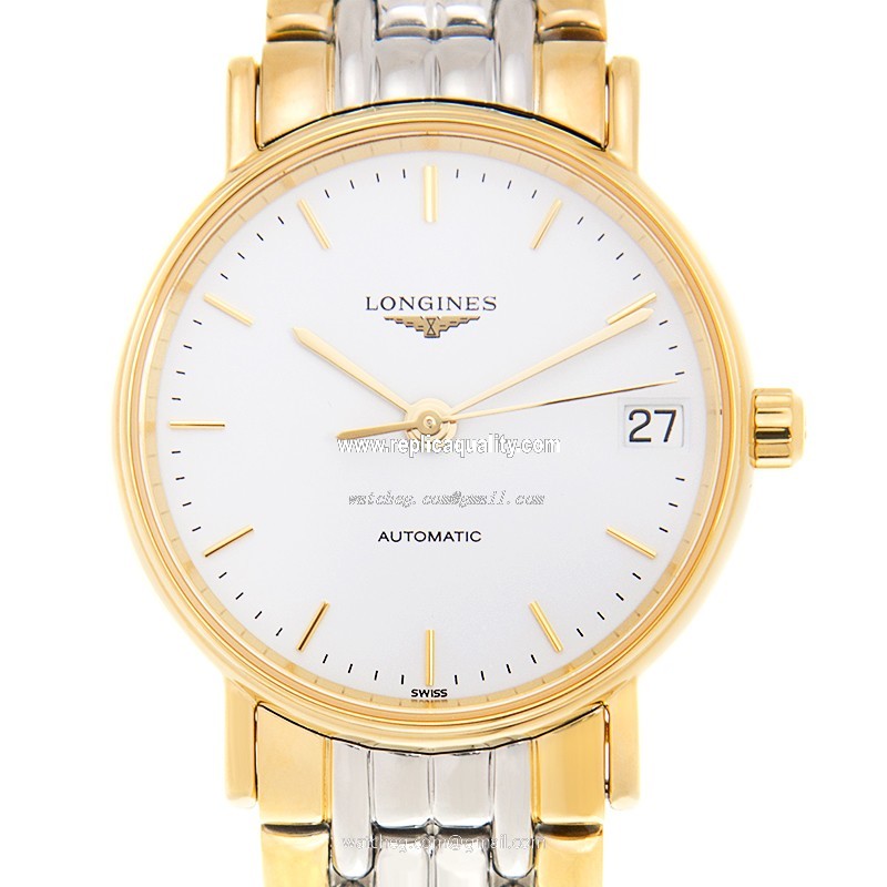 Longines PRESENCE L4.322.2.12.7 Automatic PVD Gold White