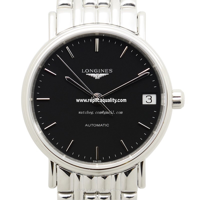 Longines PRESENCE L4.322.4.52.6 Automatic Stainless Steel Black