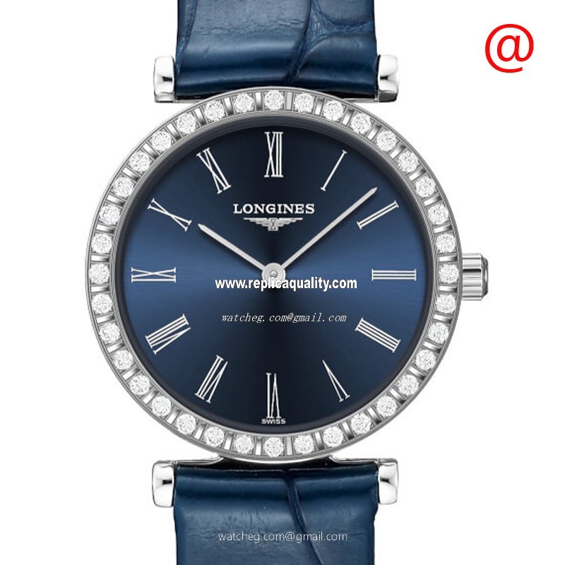 Longines LA GRANDE L4.341.0.94.2 Quartz Stainless Steel & Diamonds Blue