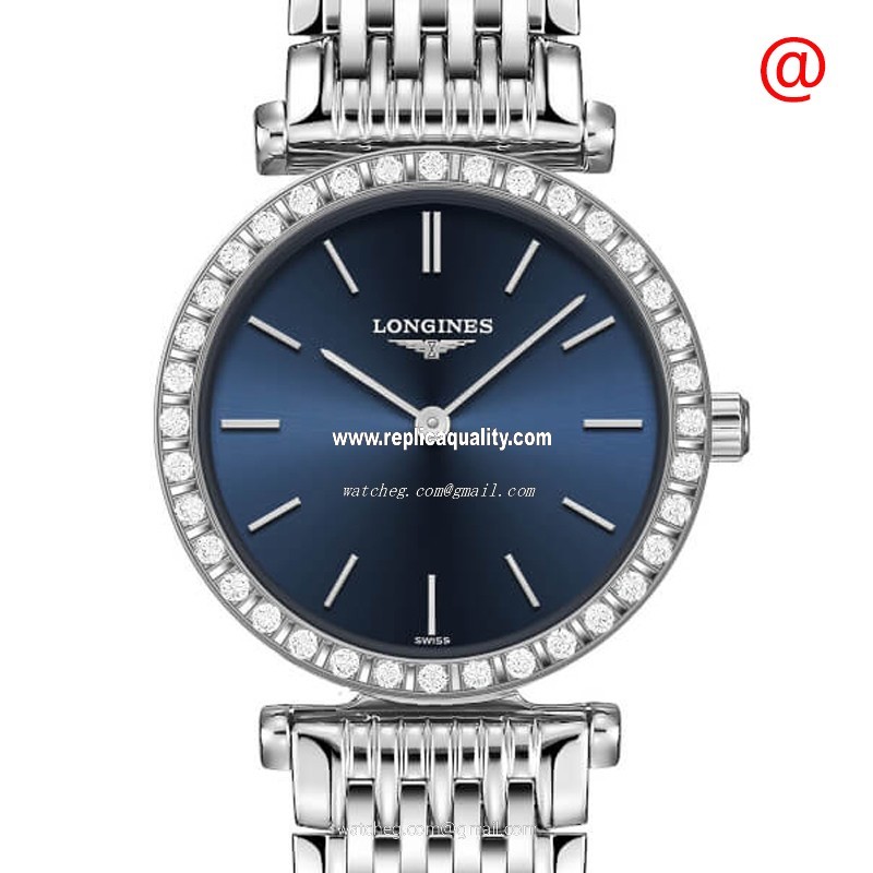 Longines LA GRANDE L4.341.0.95.6 Quartz Stainless Steel & Diamonds Blue