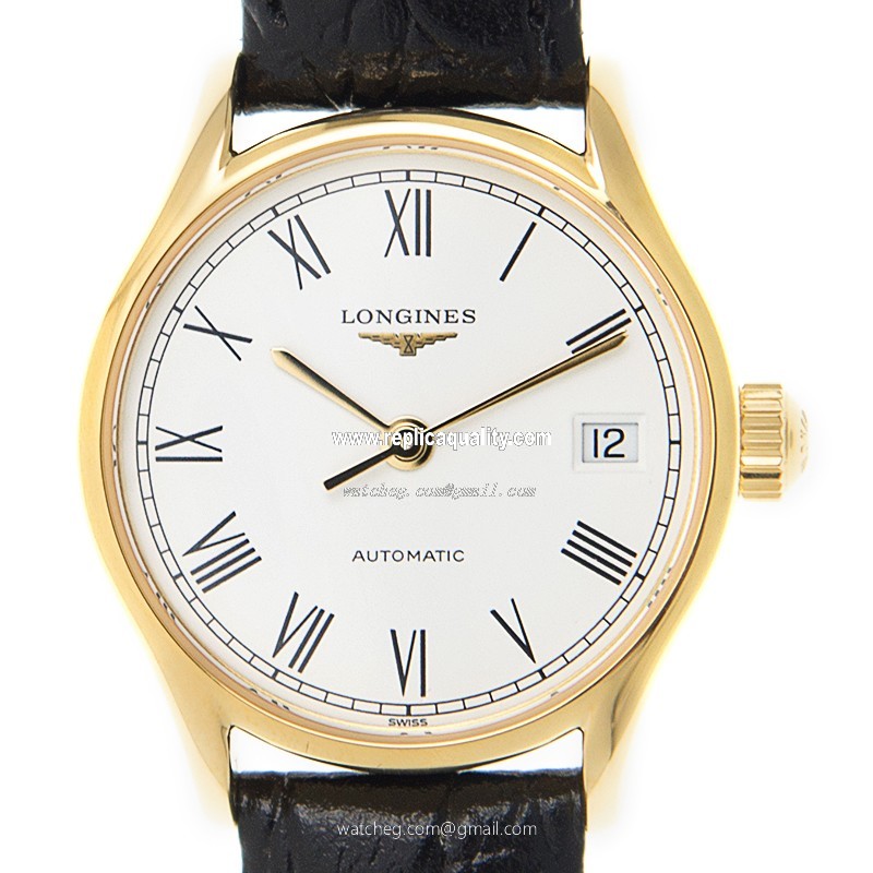 Longines LONGINES LYRE L4.360.2.11.2 Automatic Gold-Plated & Stainless Steel White