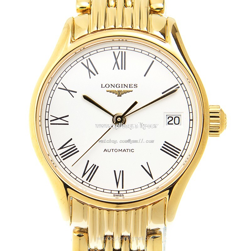 Longines LONGINES LYRE L4.360.2.11.8 Automatic Gold-Plated & Stainless Steel White