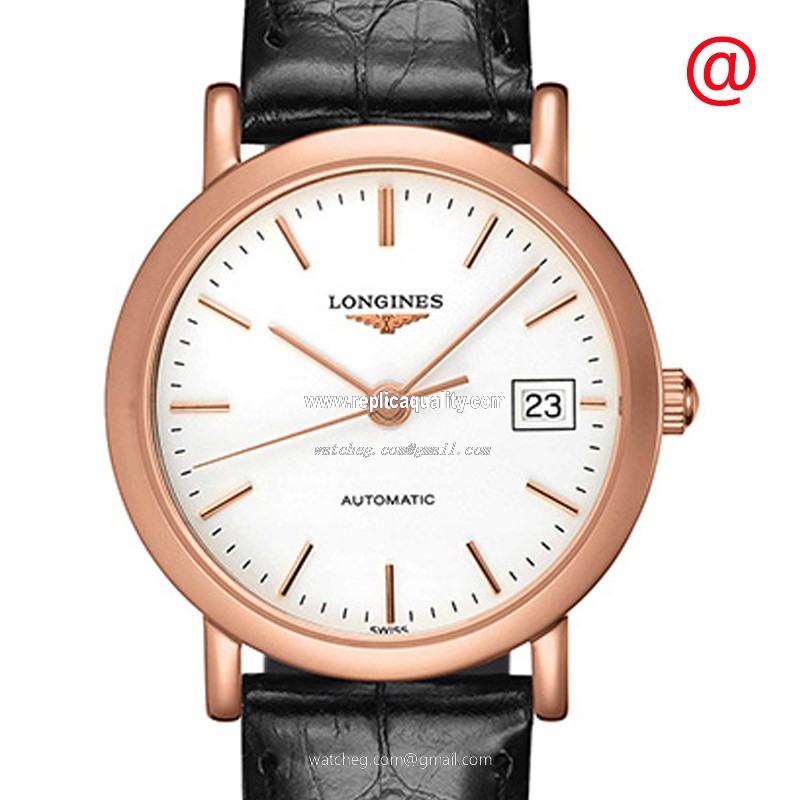 Longines LA GRANDE L4.378.8.12.0 Automatic 18kt Rose Gold White