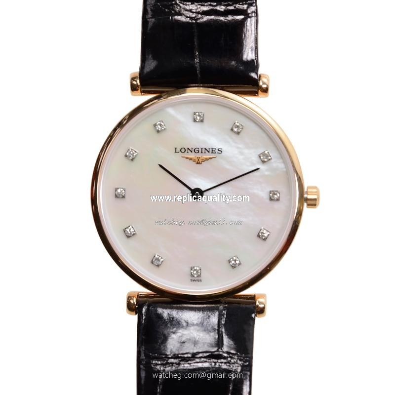 Longines LA GRANDE L4.512.1.87.2 Quartz PVD Gold White