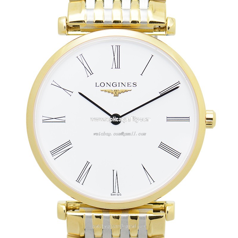 Longines LA GRANDE L4.512.2.11.7 Quartz PVD Gold White