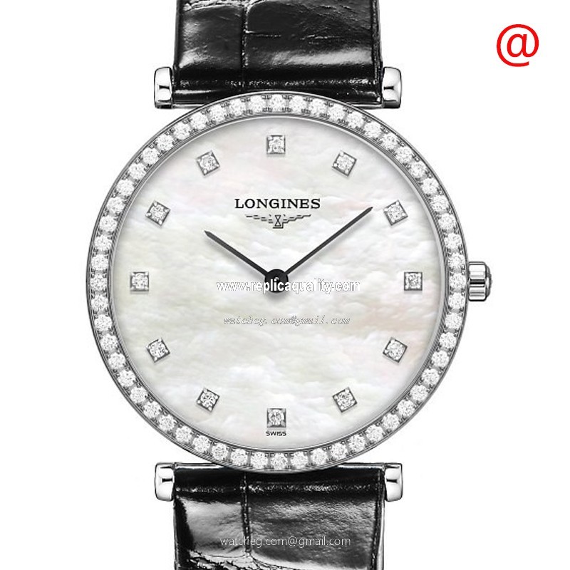 Longines LA GRANDE L4.513.0.87.2 Quartz Stainless Steel & Diamonds White