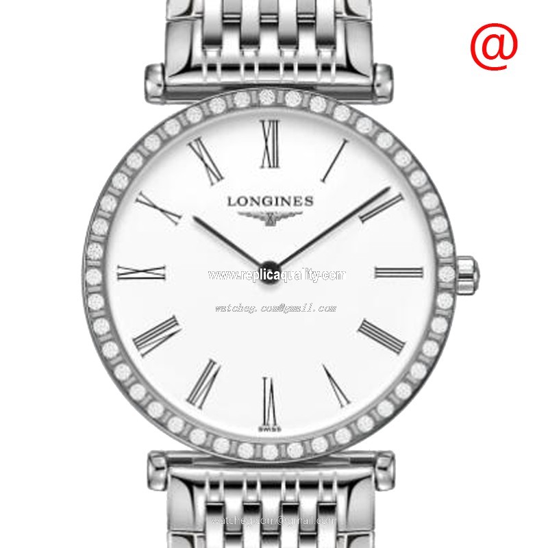Longines LA GRANDE L4.523.0.11.6 Quartz Stainless Steel & Diamonds White