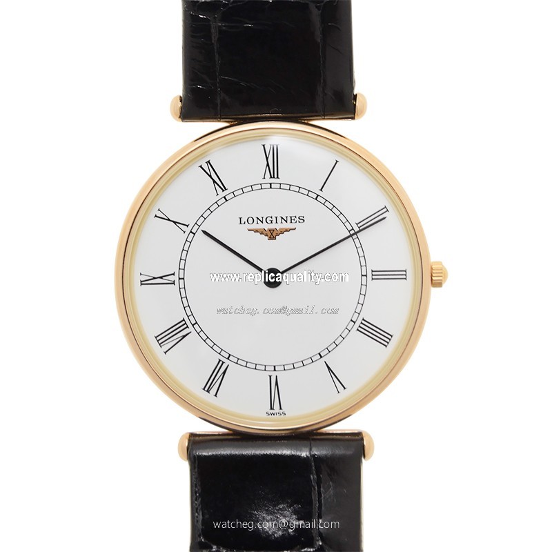Longines LA GRANDE L4.691.8.11.0 Quartz 18kt Yellow Gold White