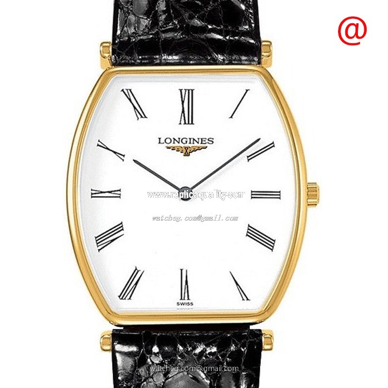 Longines LA GRANDE L4.705.2.11.2 Quartz PVD Gold White