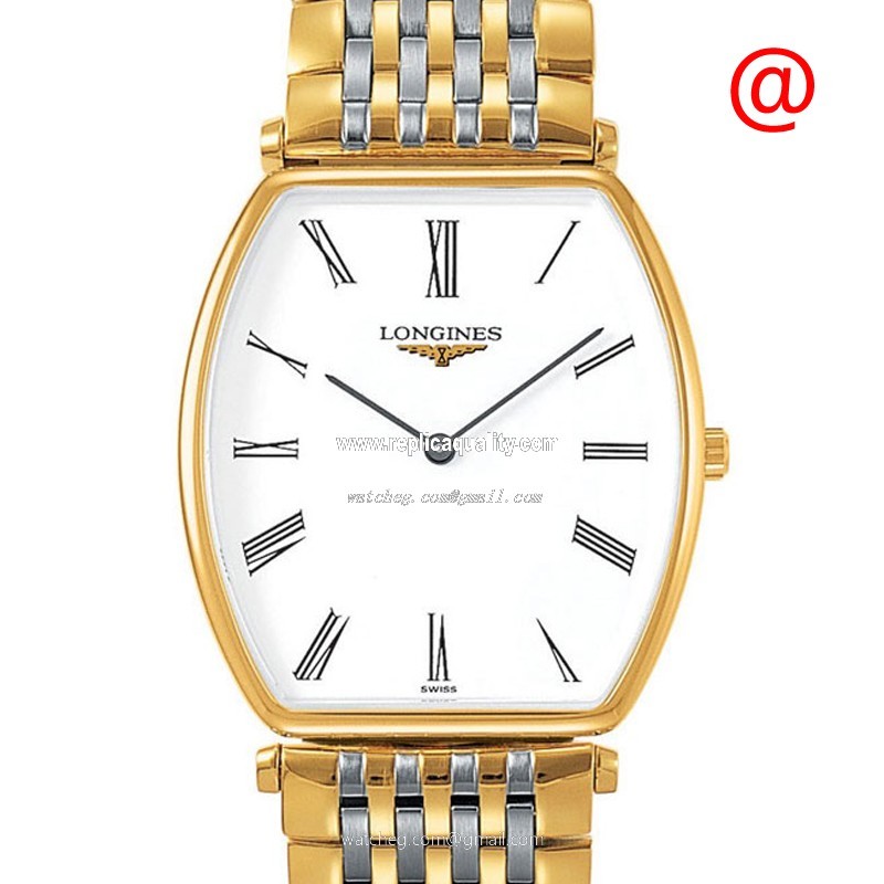 Longines LA GRANDE L4.705.2.11.7 Quartz Gold-Plated & Stainless Steel White