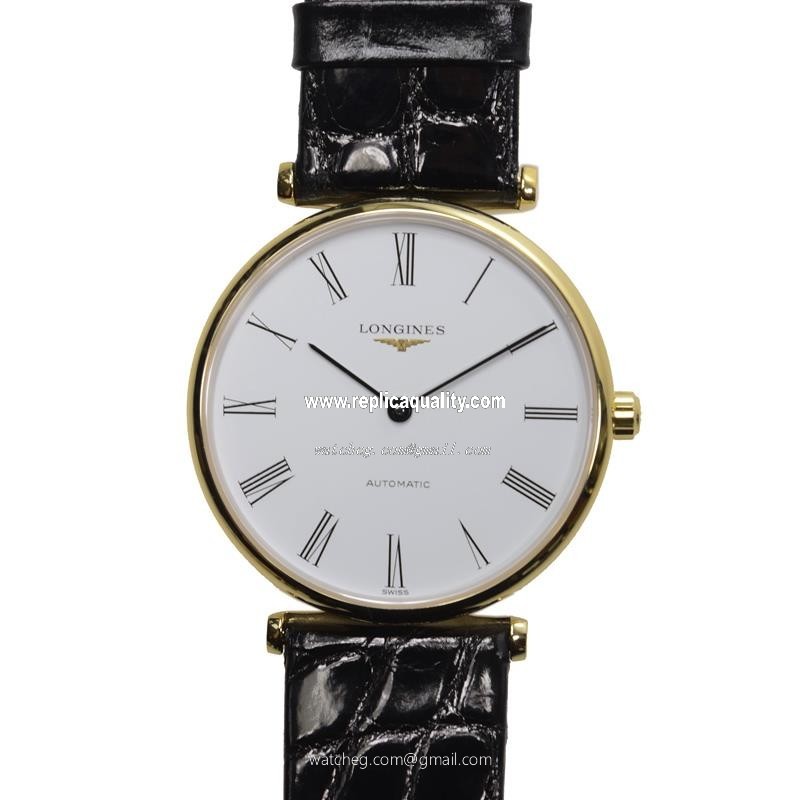 Longines LA GRANDE L4.708.2.11.2 Automatic 18kt Yellow Gold White