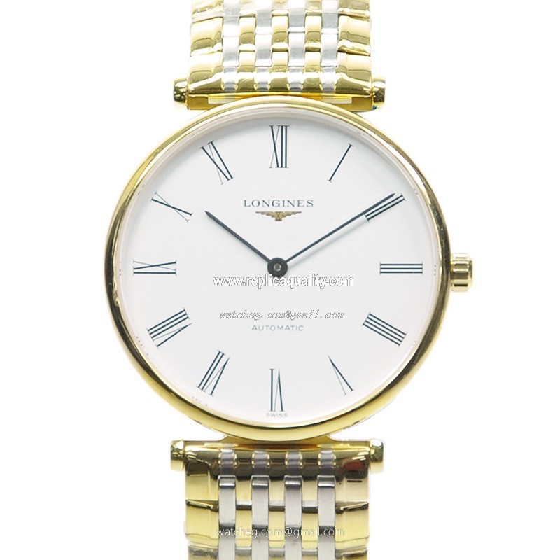 Longines LA GRANDE L4.708.2.11.7 Automatic PVD Gold White