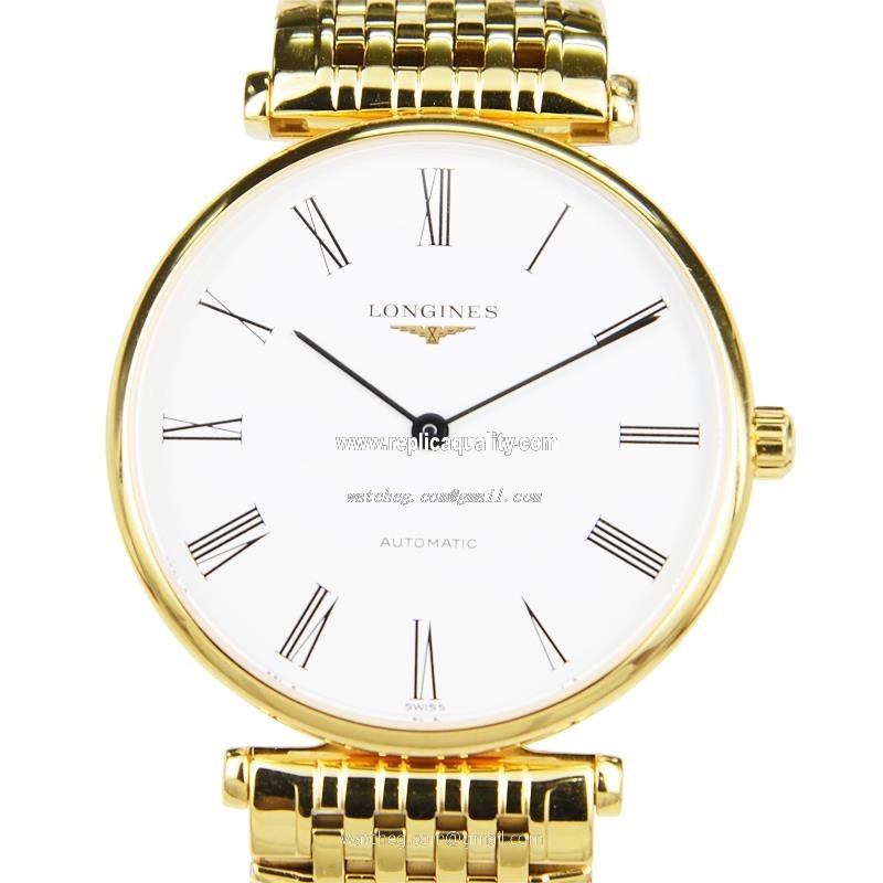 Longines LA GRANDE L4.708.2.11.8 Automatic PVD Gold White