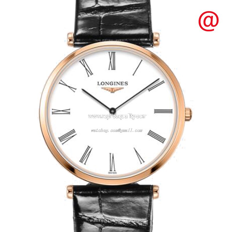 Longines LA GRANDE L4.709.1.21.2 Quartz PVD Gold White