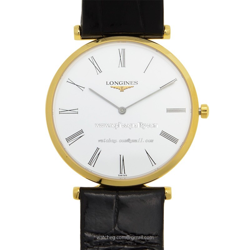 Longines LA GRANDE L4.709.2.11.2 Quartz PVD Gold White