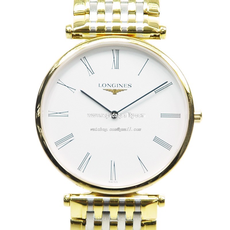 Longines LA GRANDE L4.709.2.11.7 Quartz PVD Gold White