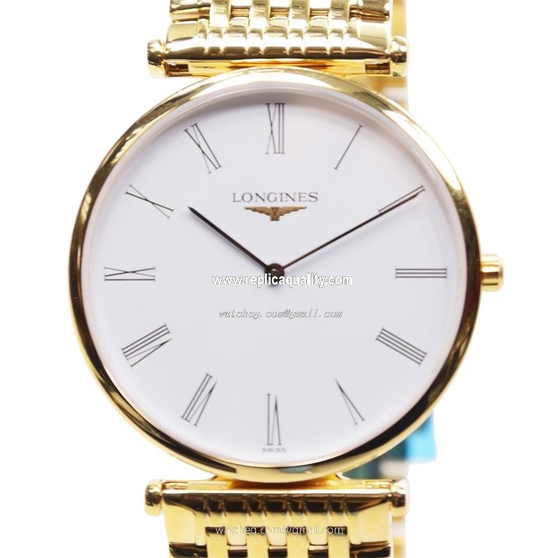 Longines LA GRANDE L4.709.2.11.8 Quartz PVD Gold White