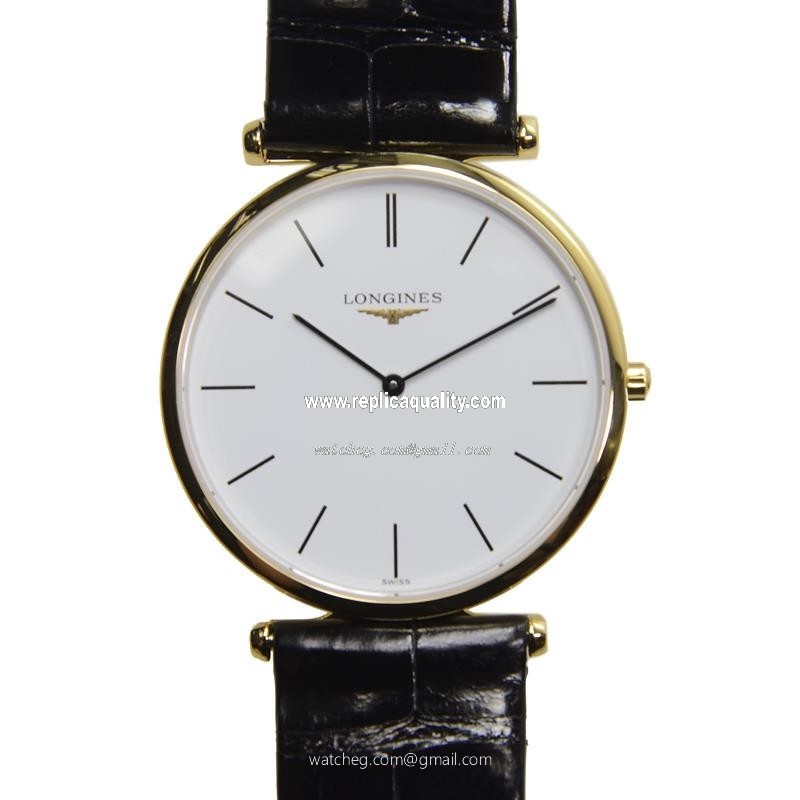 Longines LA GRANDE L4.709.2.12.2 Quartz PVD Gold White