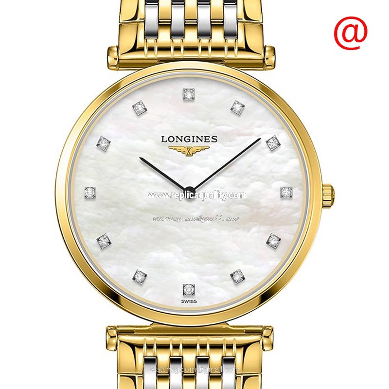 Longines LA GRANDE L4.709.2.88.7 Automatic 18kt Gold & Steel White