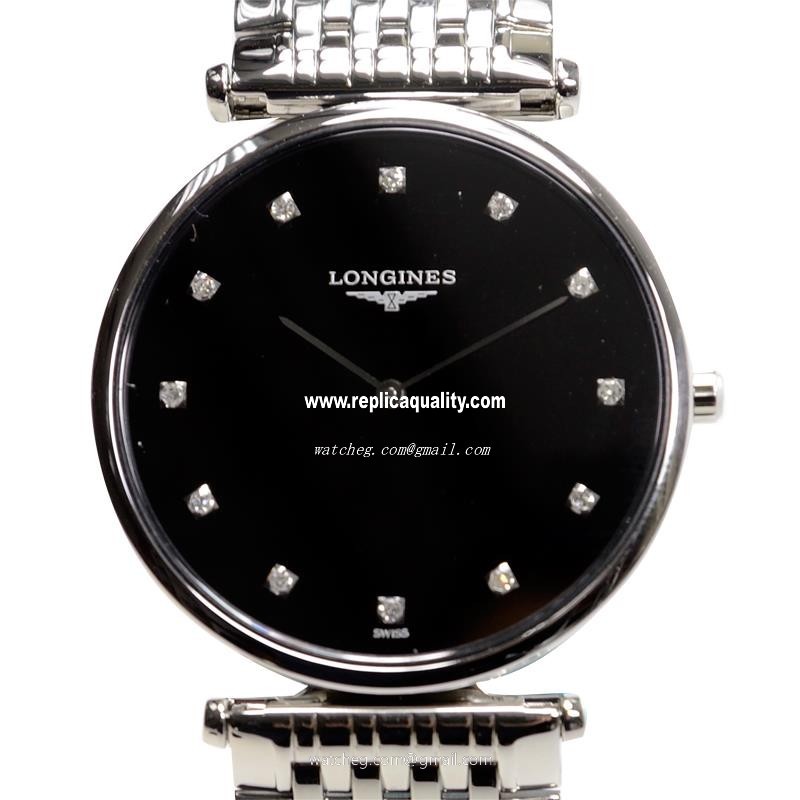 Longines LA GRANDE L4.709.4.58.6 Quartz Stainless Steel Black