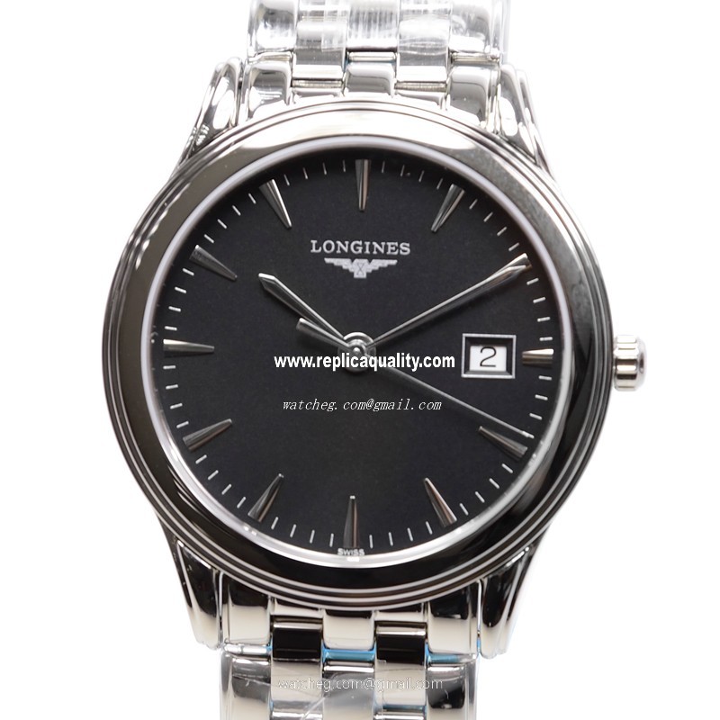 Longines FLAGSHIP L4.716.4.52.6 Quartz Stainless Steel Black