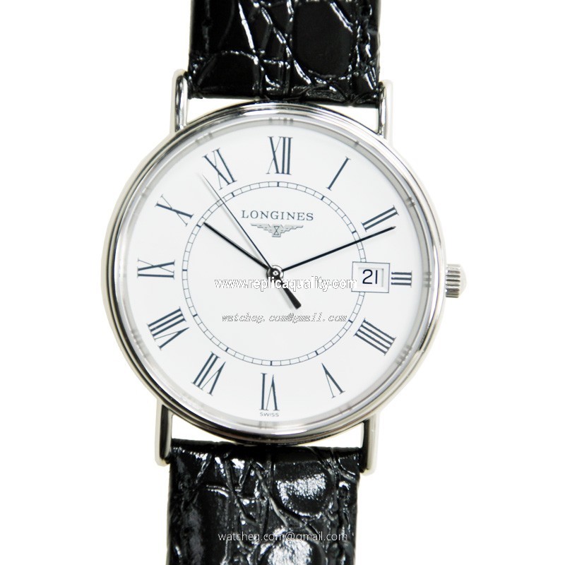 Longines PRESENCE L4.720.4.11.2 Quartz Stainless Steel White