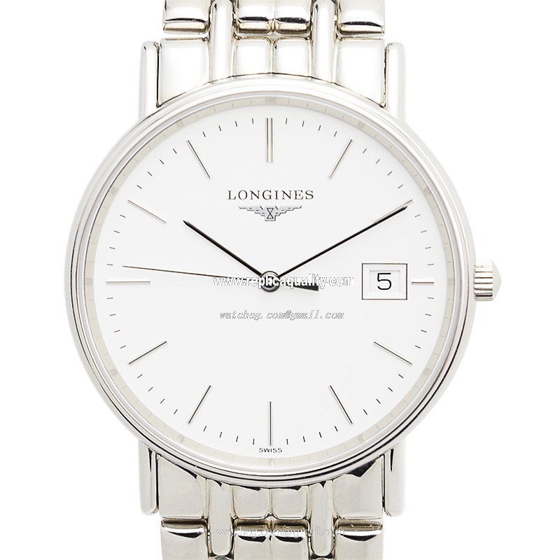 Longines PRESENCE L4.720.4.12.6 Quartz Stainless Steel White