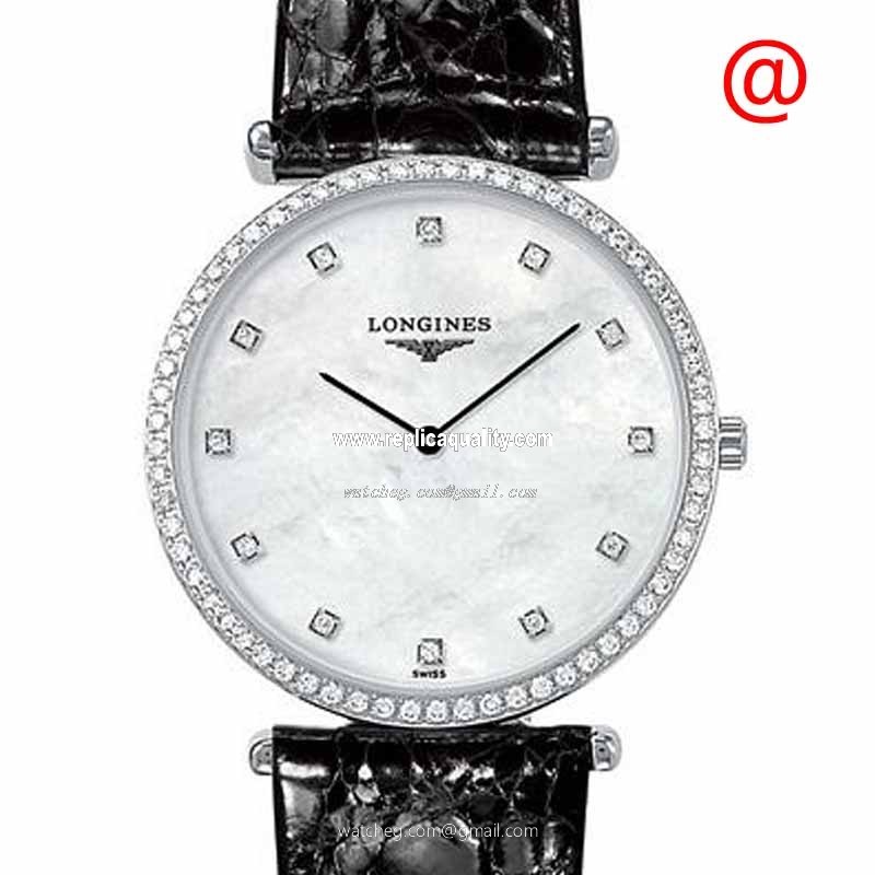 Longines LA GRANDE L4.741.0.80.2 Quartz Stainless Steel & Diamonds White