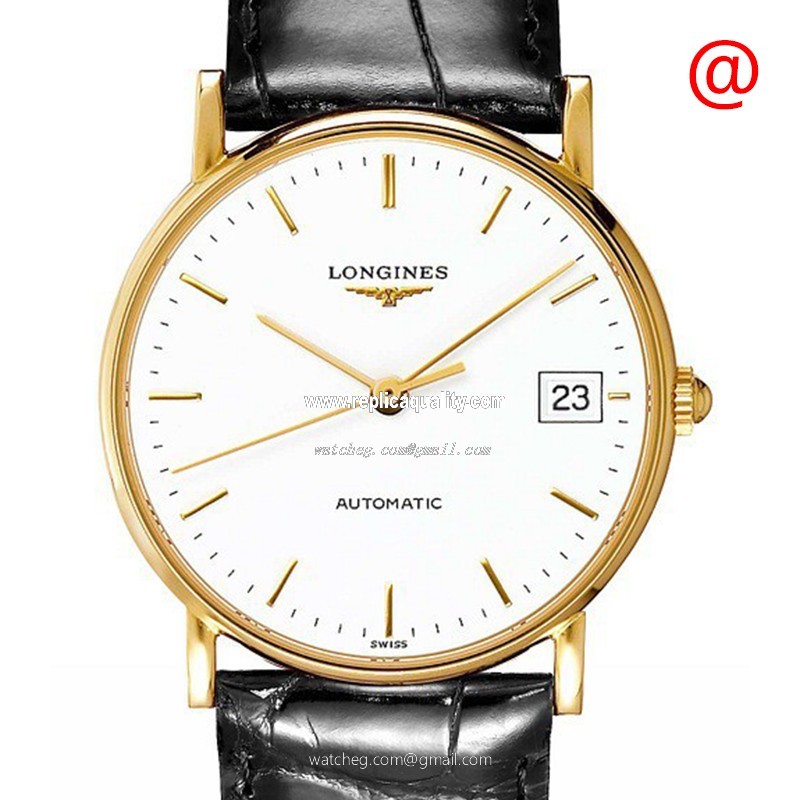 Longines PRESENCE L4.744.6.12.0 Automatic 18kt Yellow Gold White