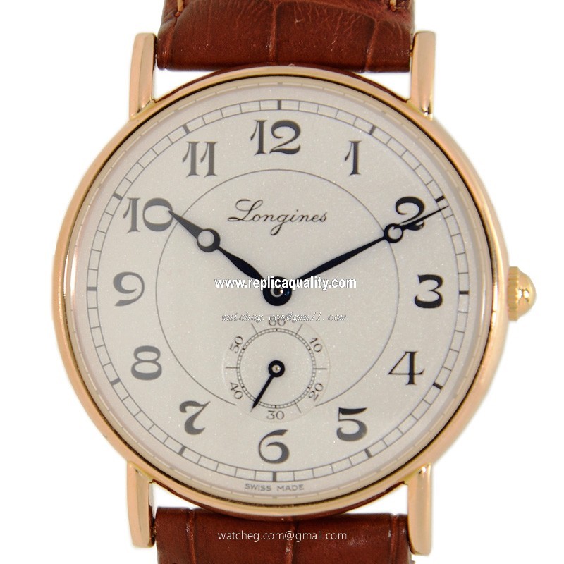 Longines HERITAGE L4.767.8.73.2 Automatic 18kt Rose Gold White