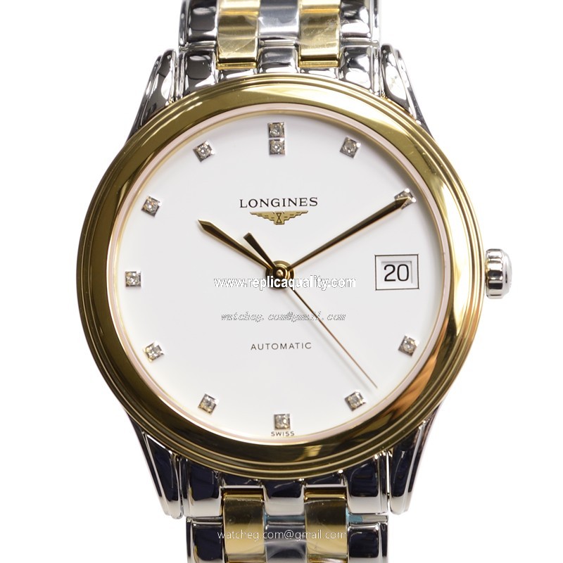 Longines FLAGSHIP L4.774.3.27.7 Automatic PVD Gold White