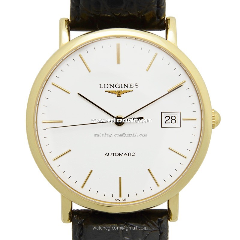 Longines LA GRANDE L4.787.6.12.2 Automatic 18kt Yellow Gold White
