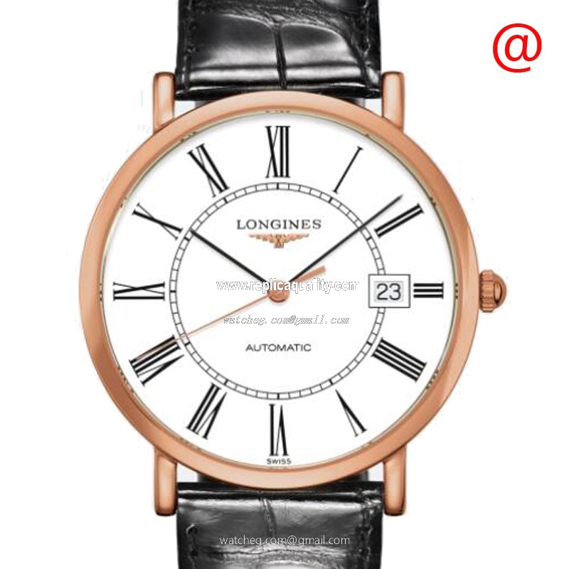 Longines ELEGANT L4.787.8.11.4 Automatic 18kt Rose Gold White