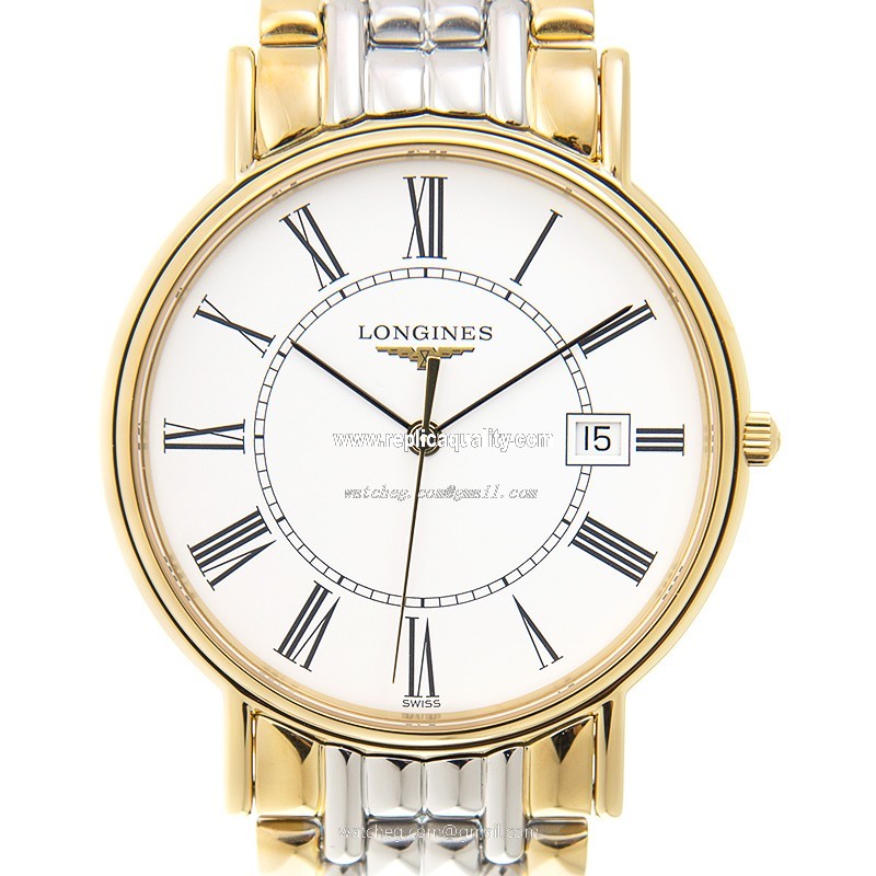 Longines PRESENCE L4.790.2.11.7 Quartz Gold & Steel White