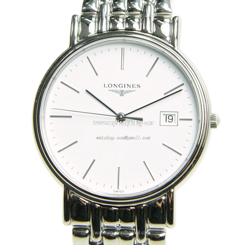 Longines PRESENCE L4.790.4.12.6 Quartz Stainless Steel White