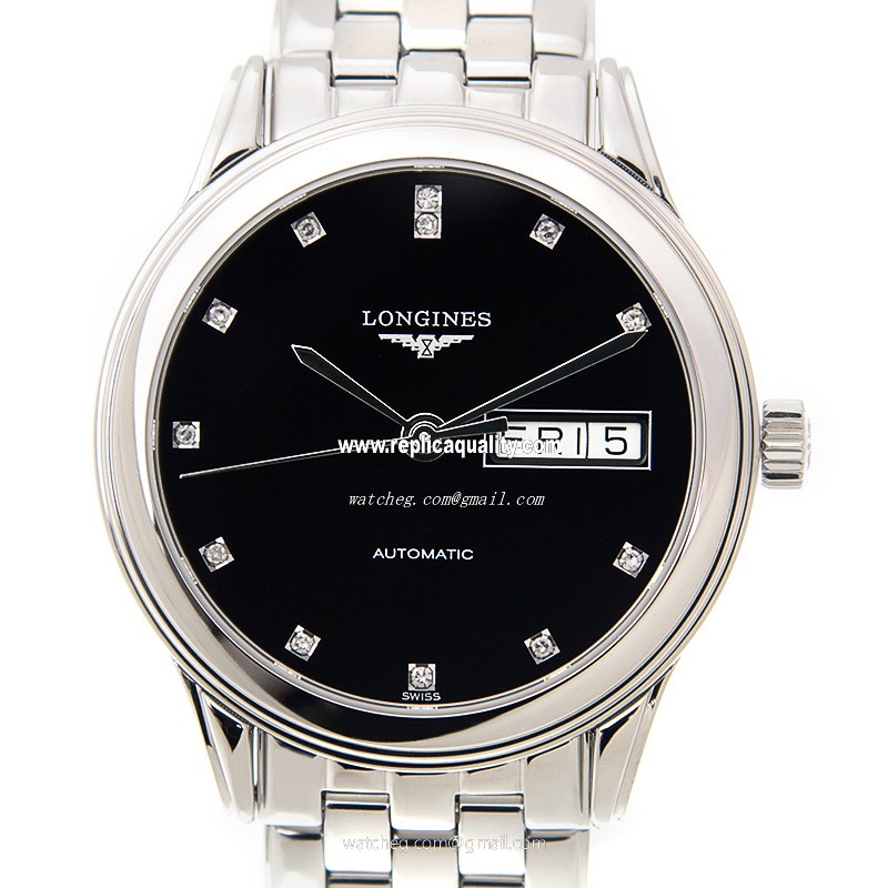 Longines FLAGSHIP L4.799.4.57.6 Automatic Stainless Steel Black