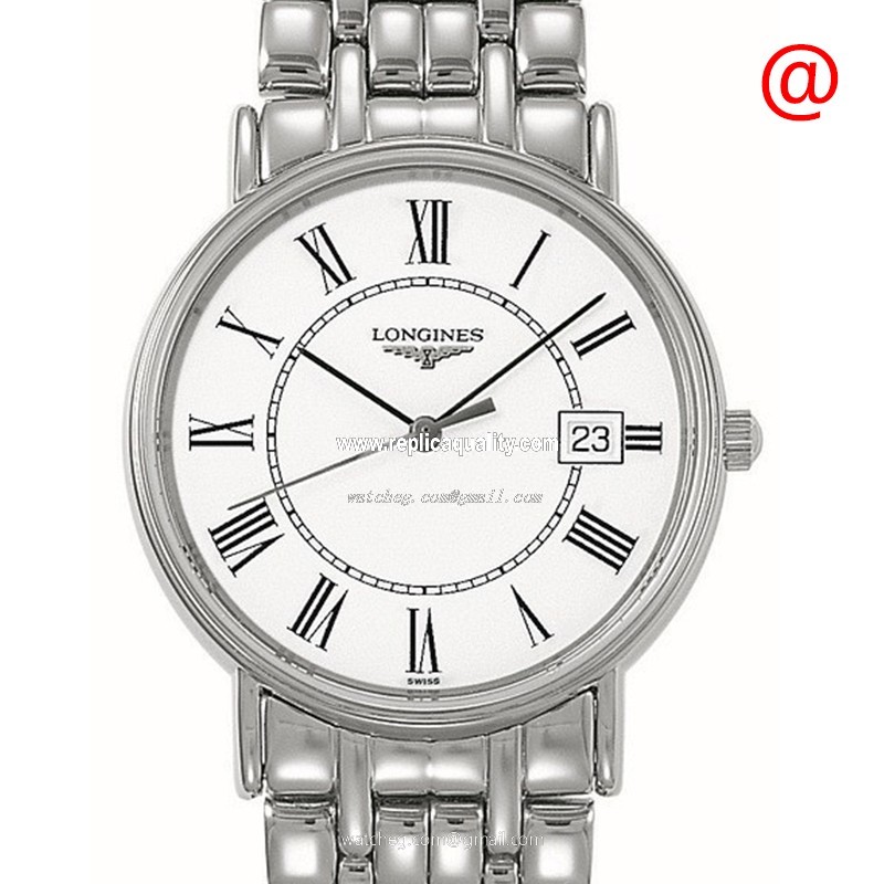Longines PRESENCE L4.819.4.11.6 Quartz Stainless Steel White