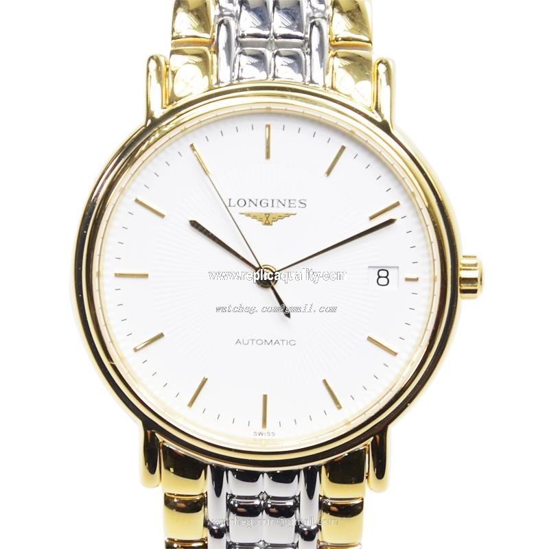 Longines PRESENCE L4.821.2.18.7 Automatic PVD Gold White