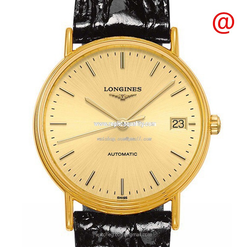 Longines PRESENCE L4.821.2.32.2 Automatic PVD Gold Gold