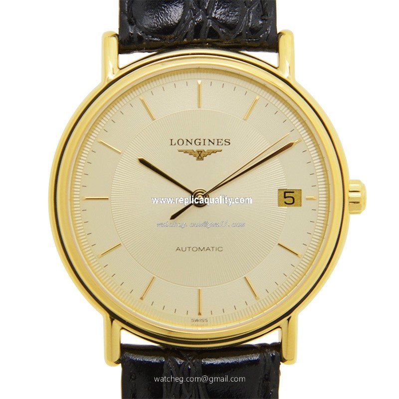 Longines PRESENCE L4.821.2.42.2 Automatic PVD Gold Gold