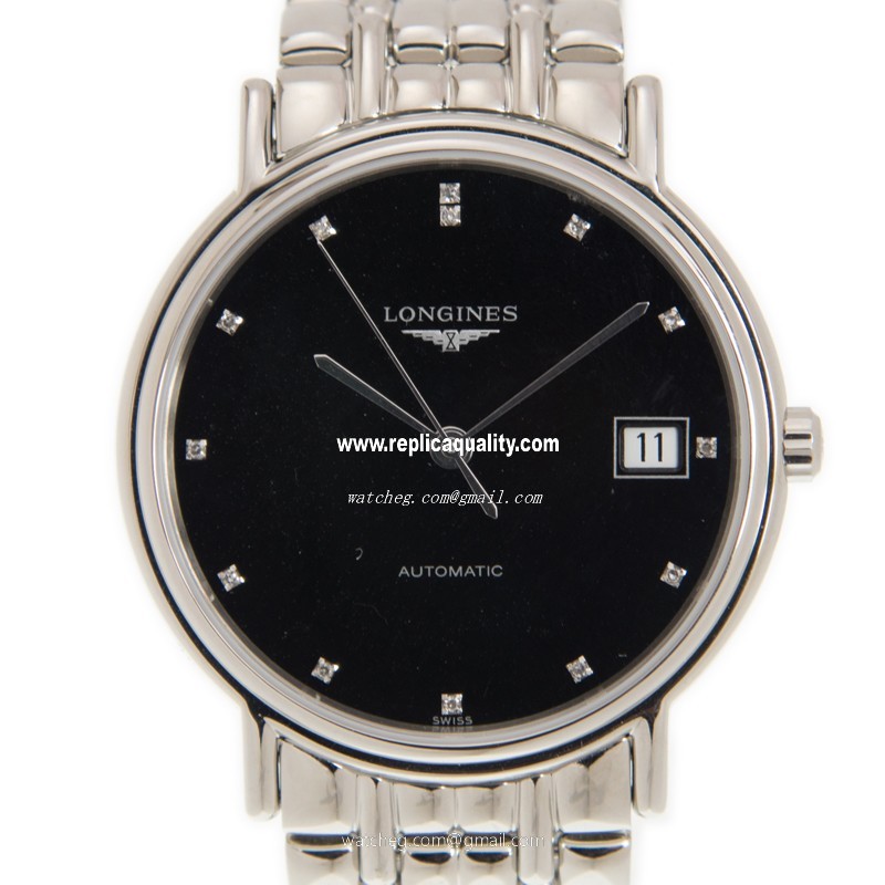 Longines PRESENCE L4.821.4.97.6 Automatic Stainless Steel Black